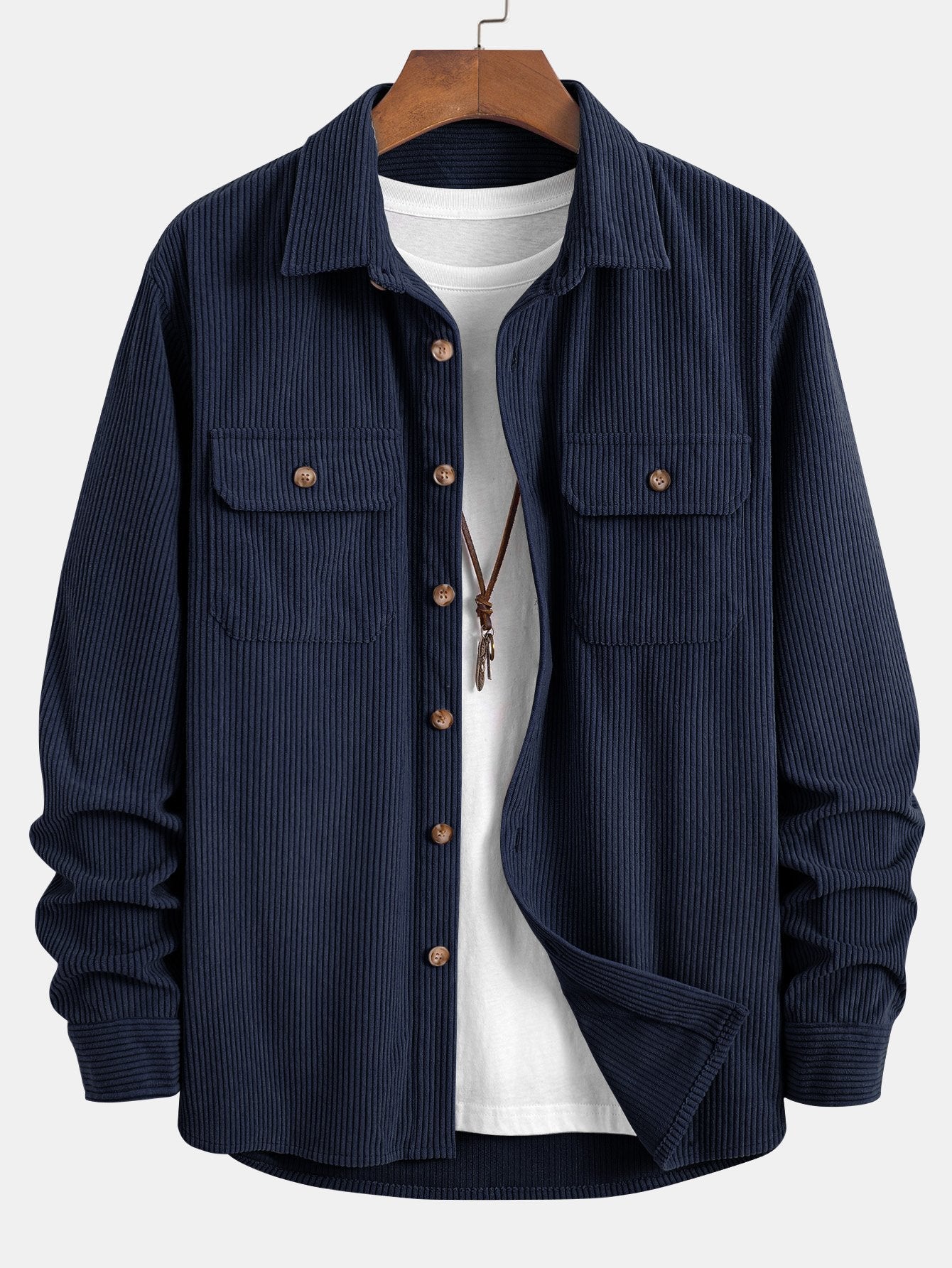 Double Pocket Corduroy Shirt