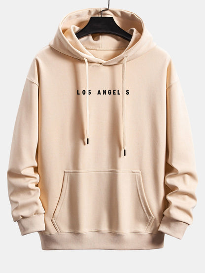 Los Angeles Print Relax Fit Hoodie