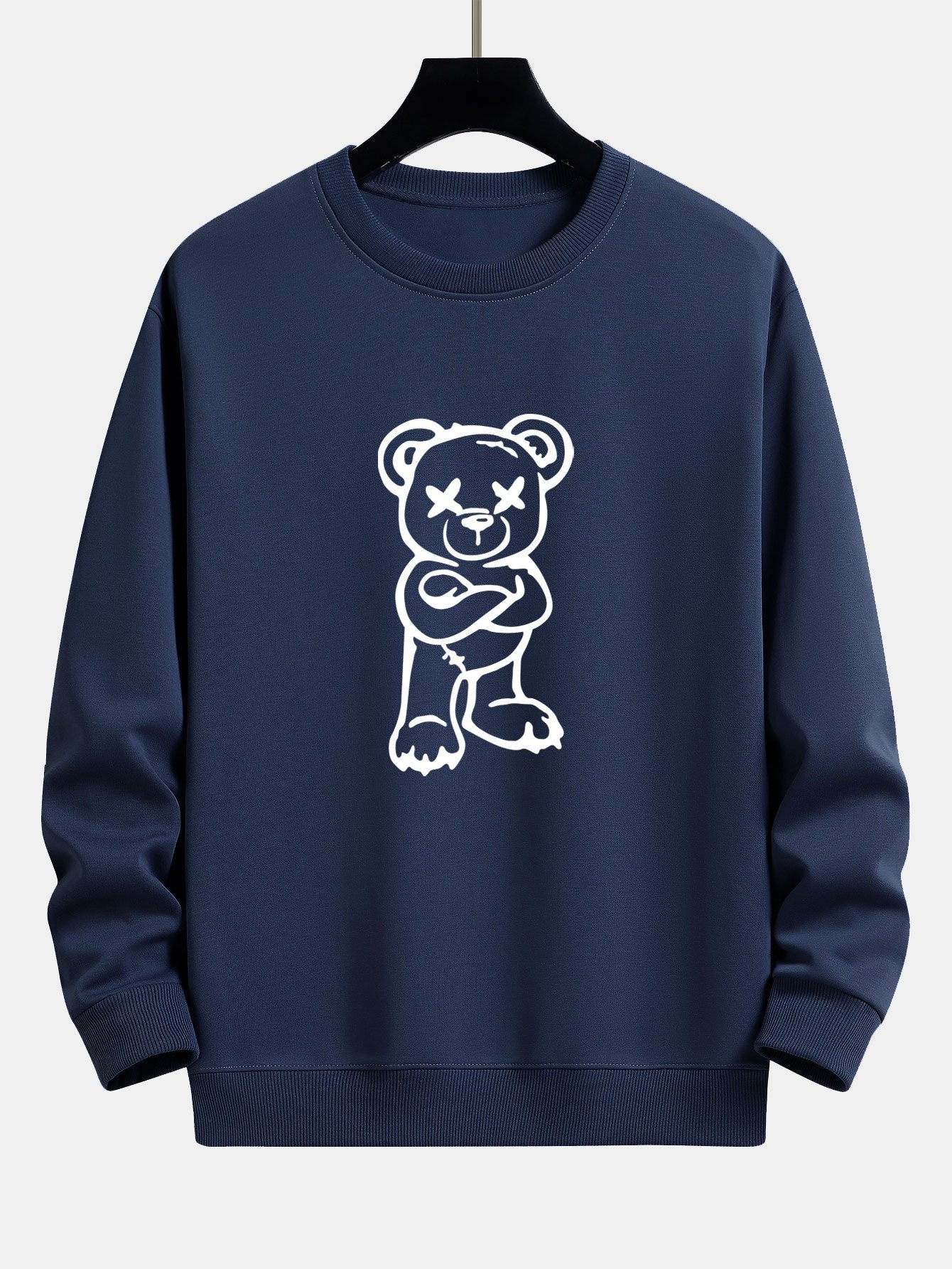 Bear Print Relax Fit Sweatshirt