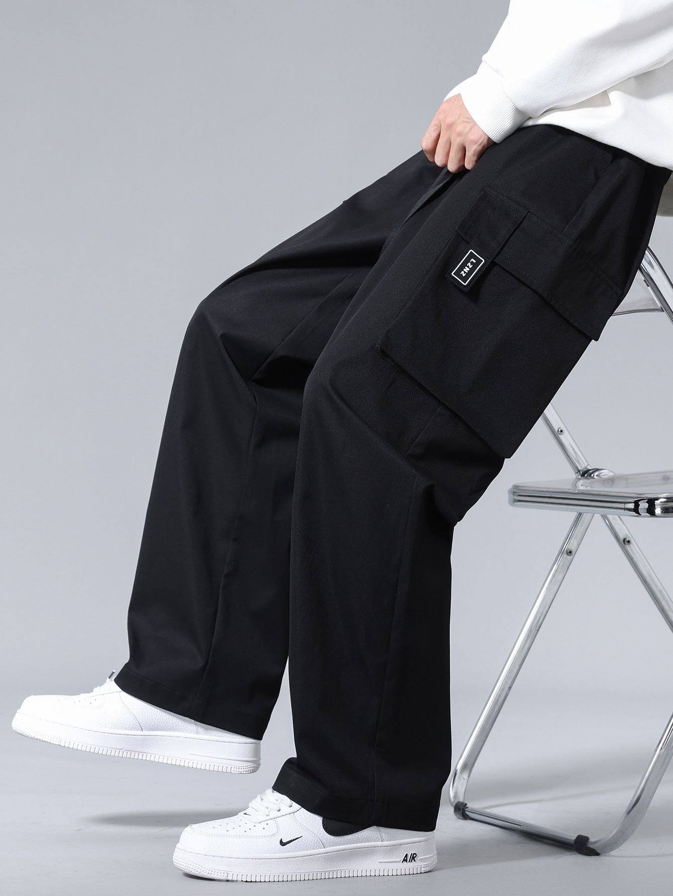 Drawstring Cargo Pants