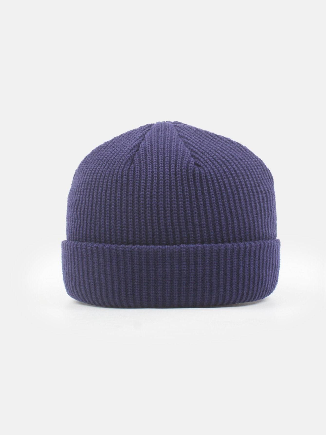 Solid Color Warm Knit Beanie Hat