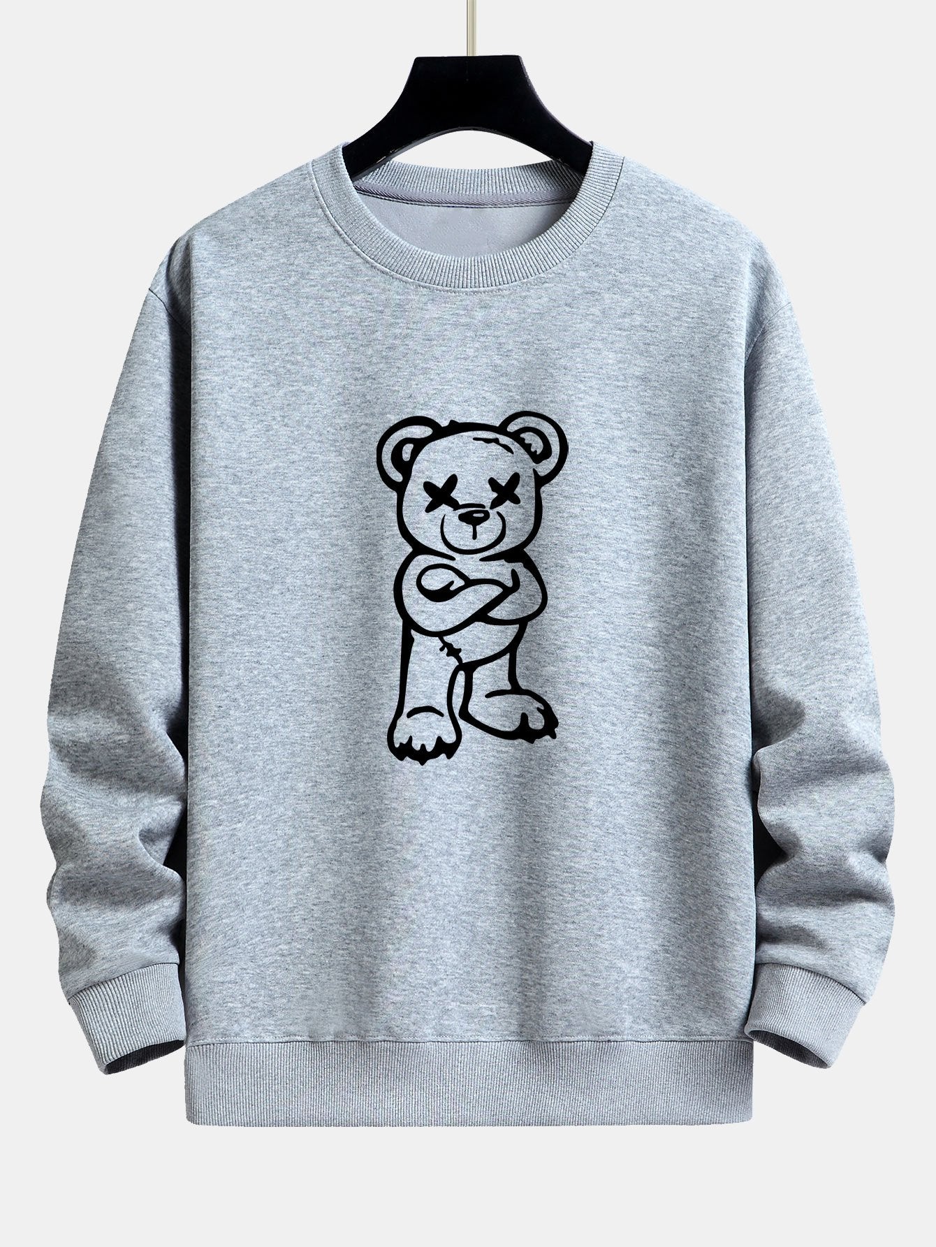 Bear Print Relax Fit Sweatshirt