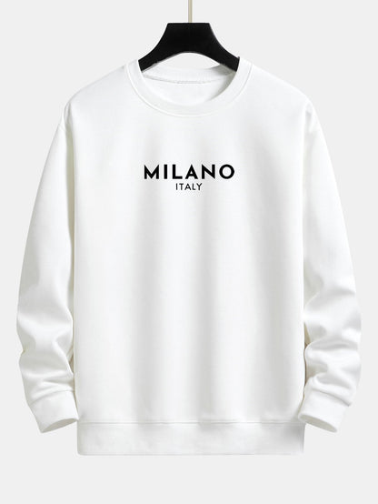 Milano Print Relax Fit Sweatshirt