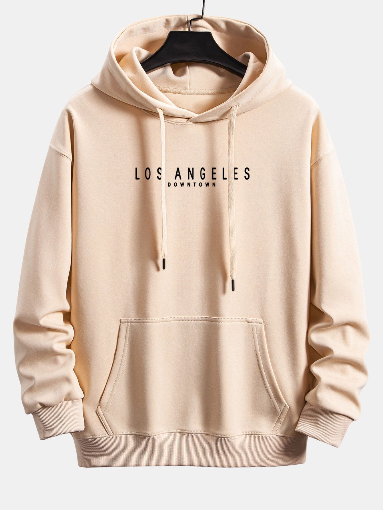 Los Angeles Print Relax Fit Hoodie