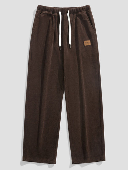 Straight Leg Corduroy Pants