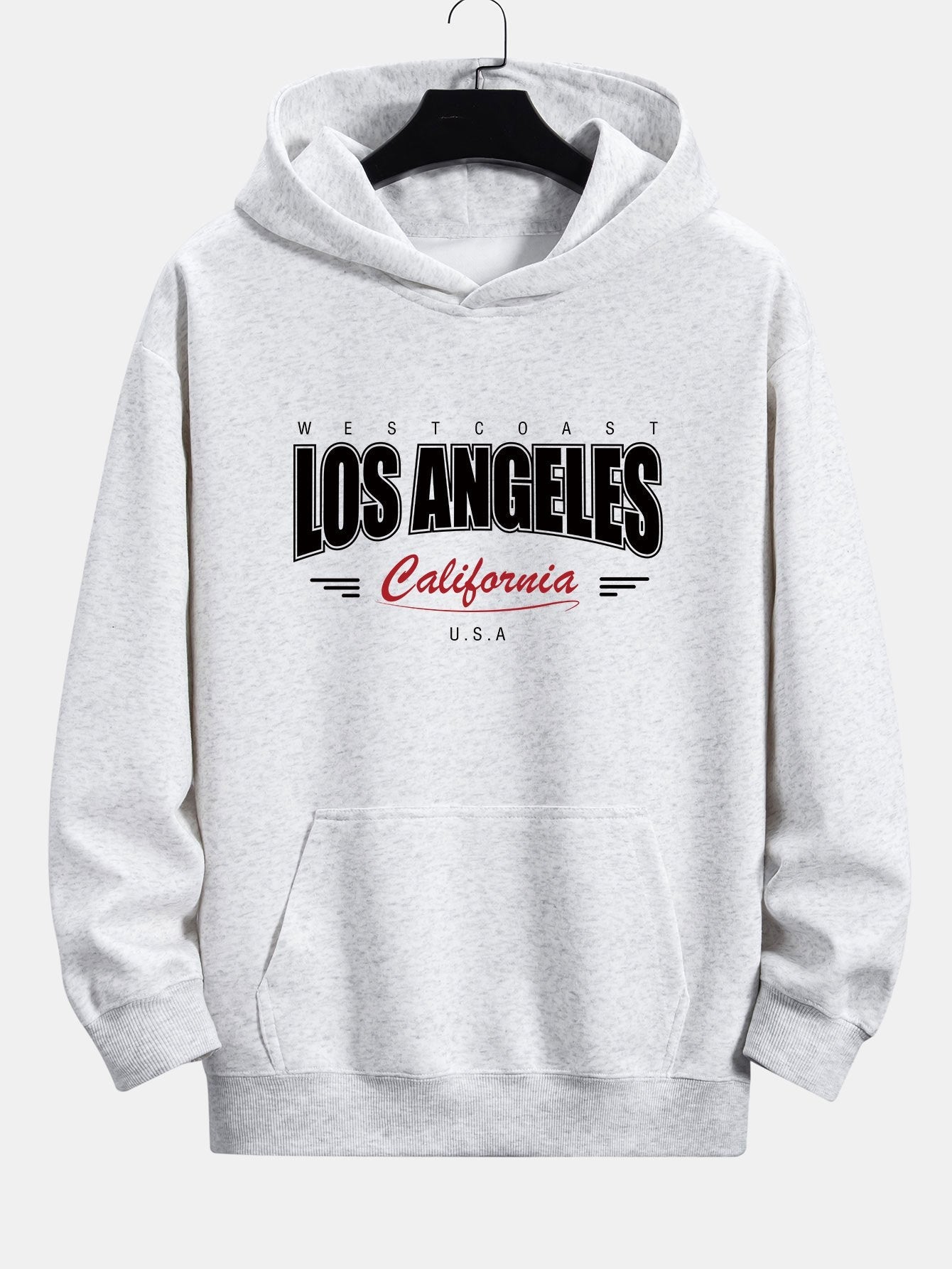 Los Angeles Print Relax Fit Hoodie