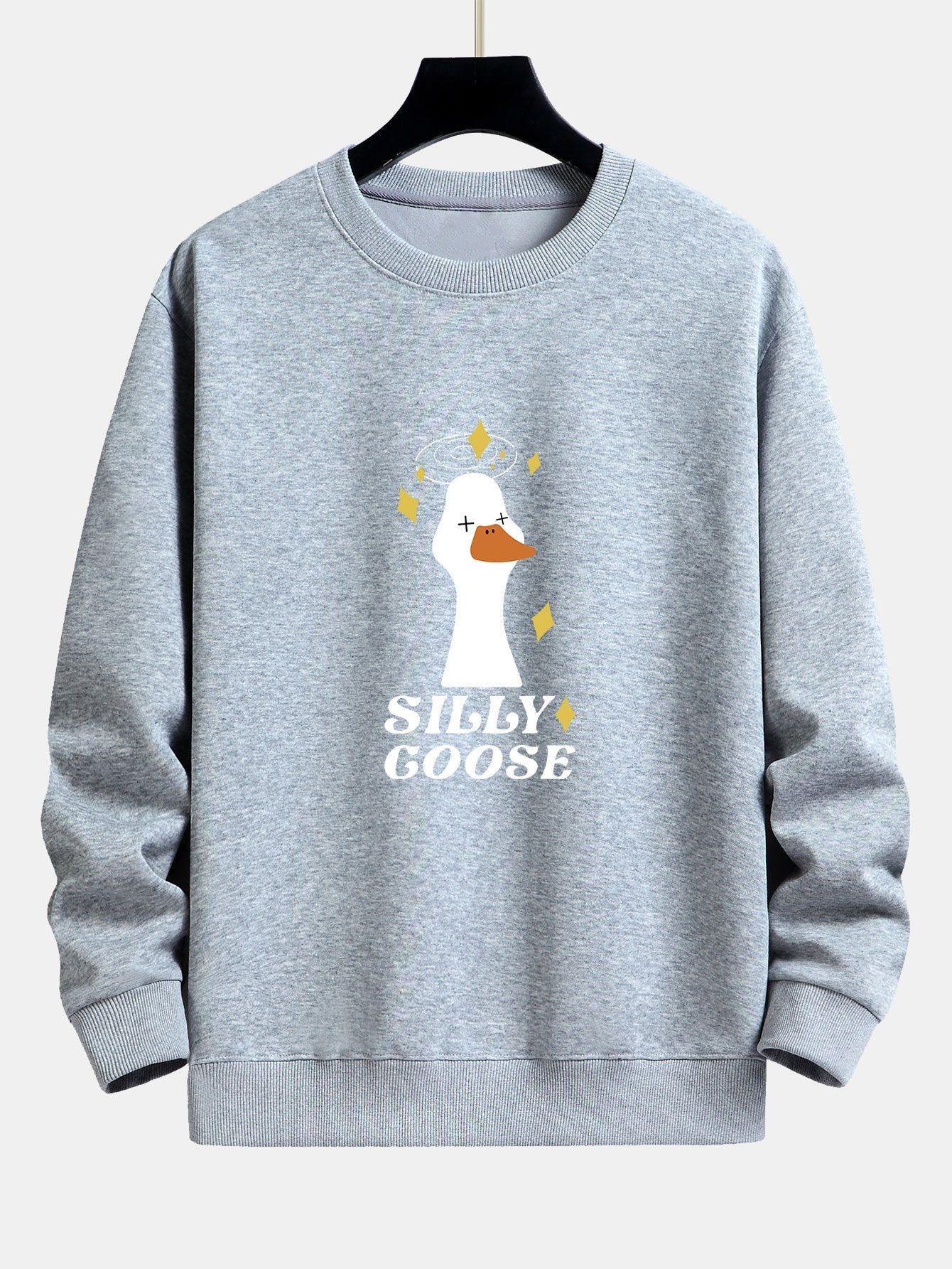 Dizzy Goose Print Relax Fit Sweatshirt