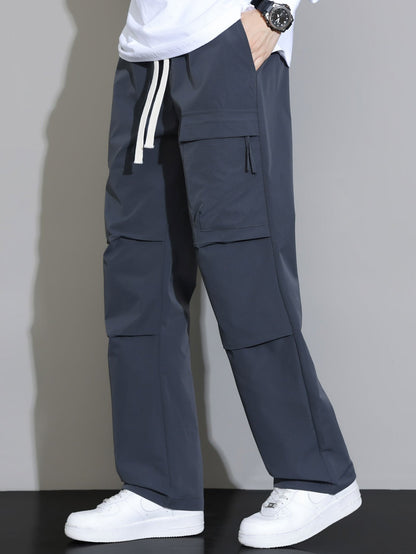 Straight Leg Drawstring Pants