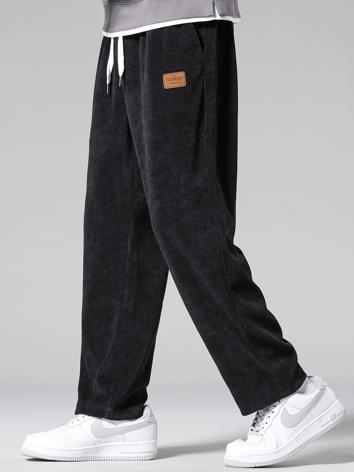 Straight Leg Corduroy Pants