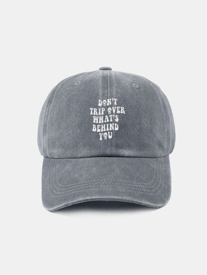 Personalized Slogan Classic Retro Washed Cotton Baseball Cap