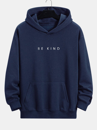 Be Kind Print Relax Fit Hoodie