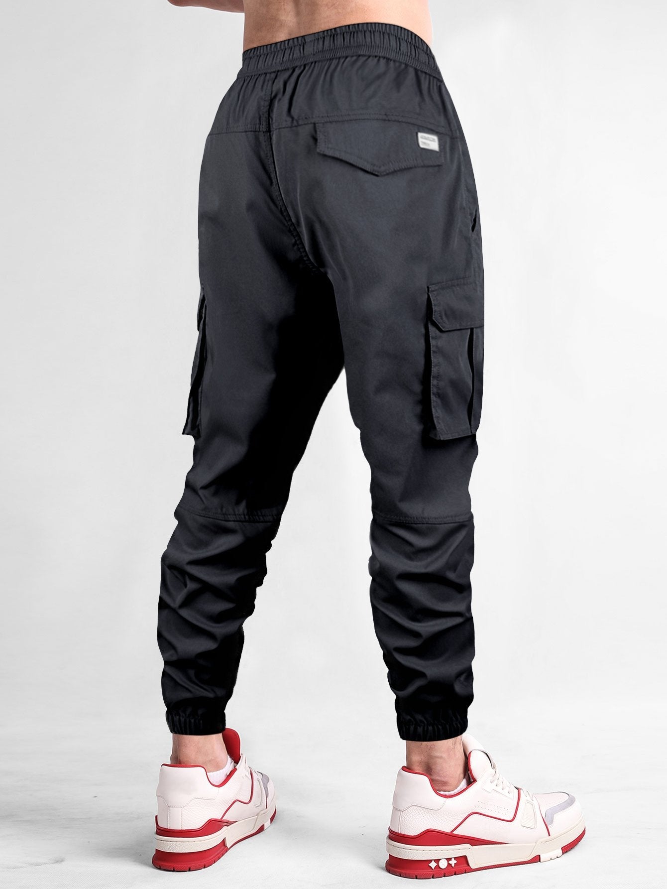 Drawstring Cargo Jogging Pants