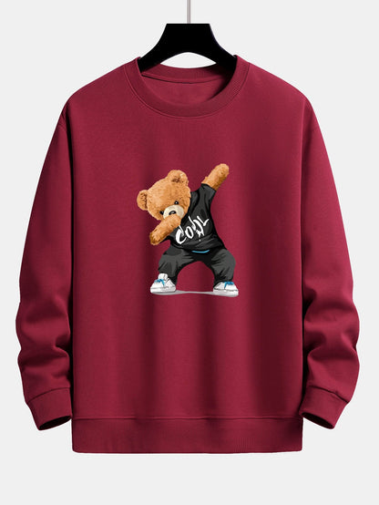 Cool Bear Print Relax Fit Sweatshirt