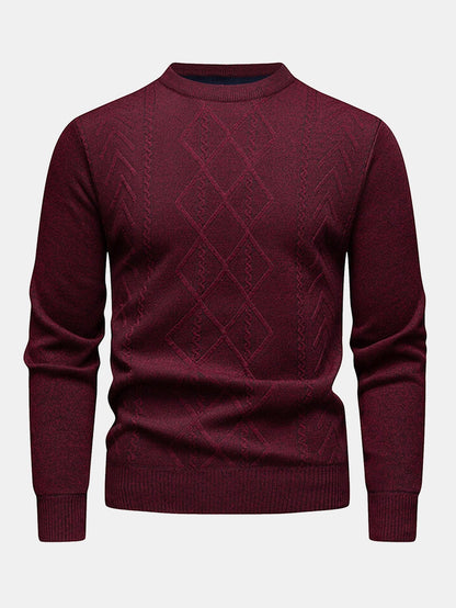 Geometric Jacquard Sweater