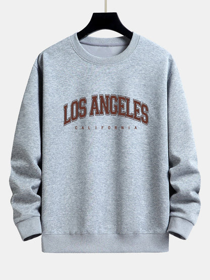 Los Angeles Print Relax Fit Sweatshirt