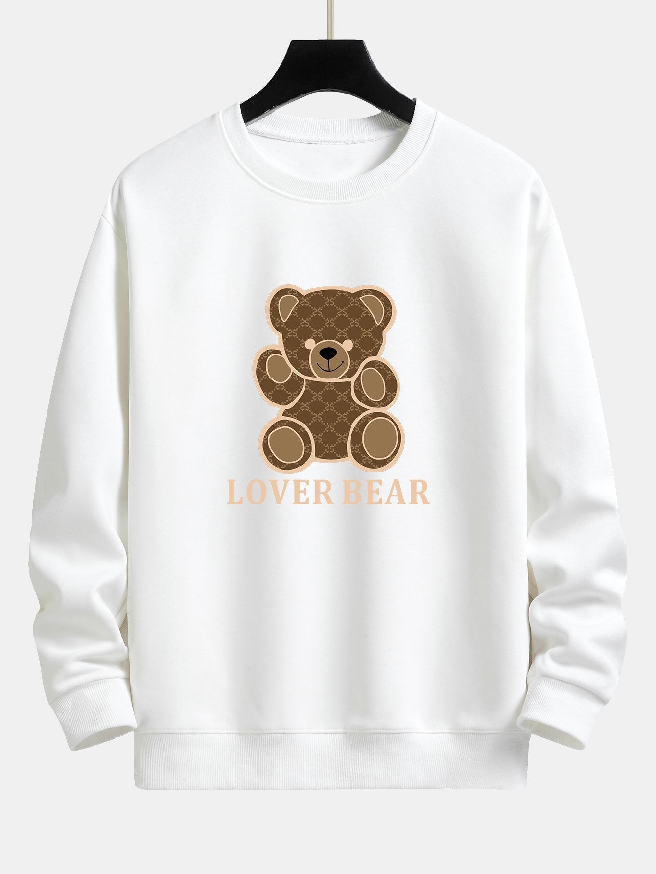 Lover Bear Print Relax Fit Sweatshirt