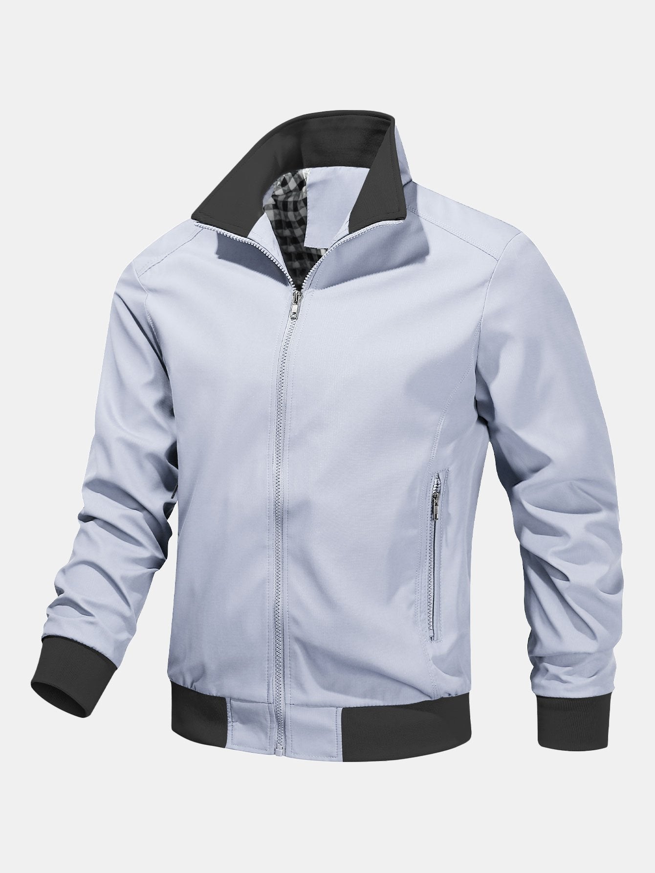 Zip Stand Collar Jacket