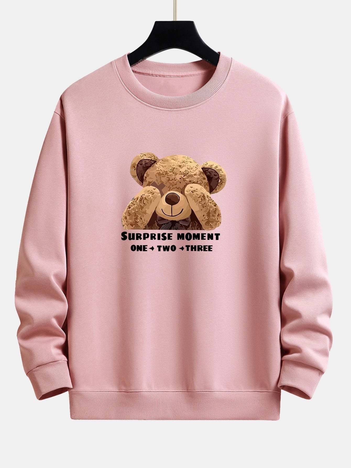 Slogan Bear Slogan Print Relax Fit Sweatshirt