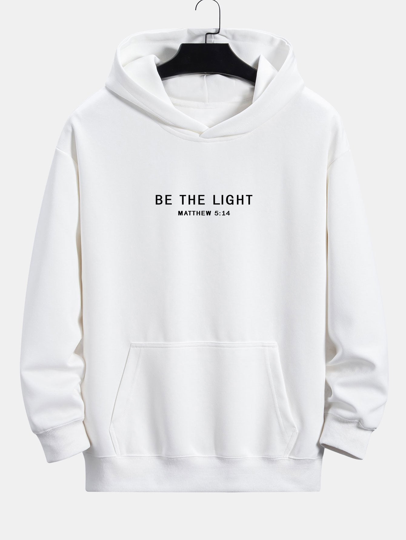 Be The Light Print Relax Fit Hoodie