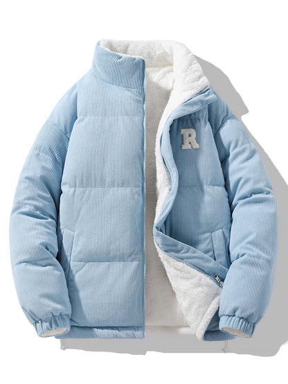 Reversible Teddy Fleece Corduroy Coat