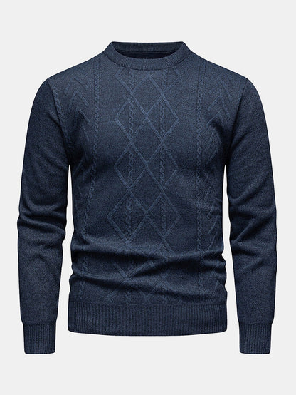 Geometric Jacquard Sweater