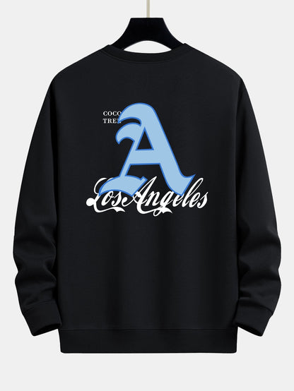 Los Angeles Print Relax Fit Sweatshirt