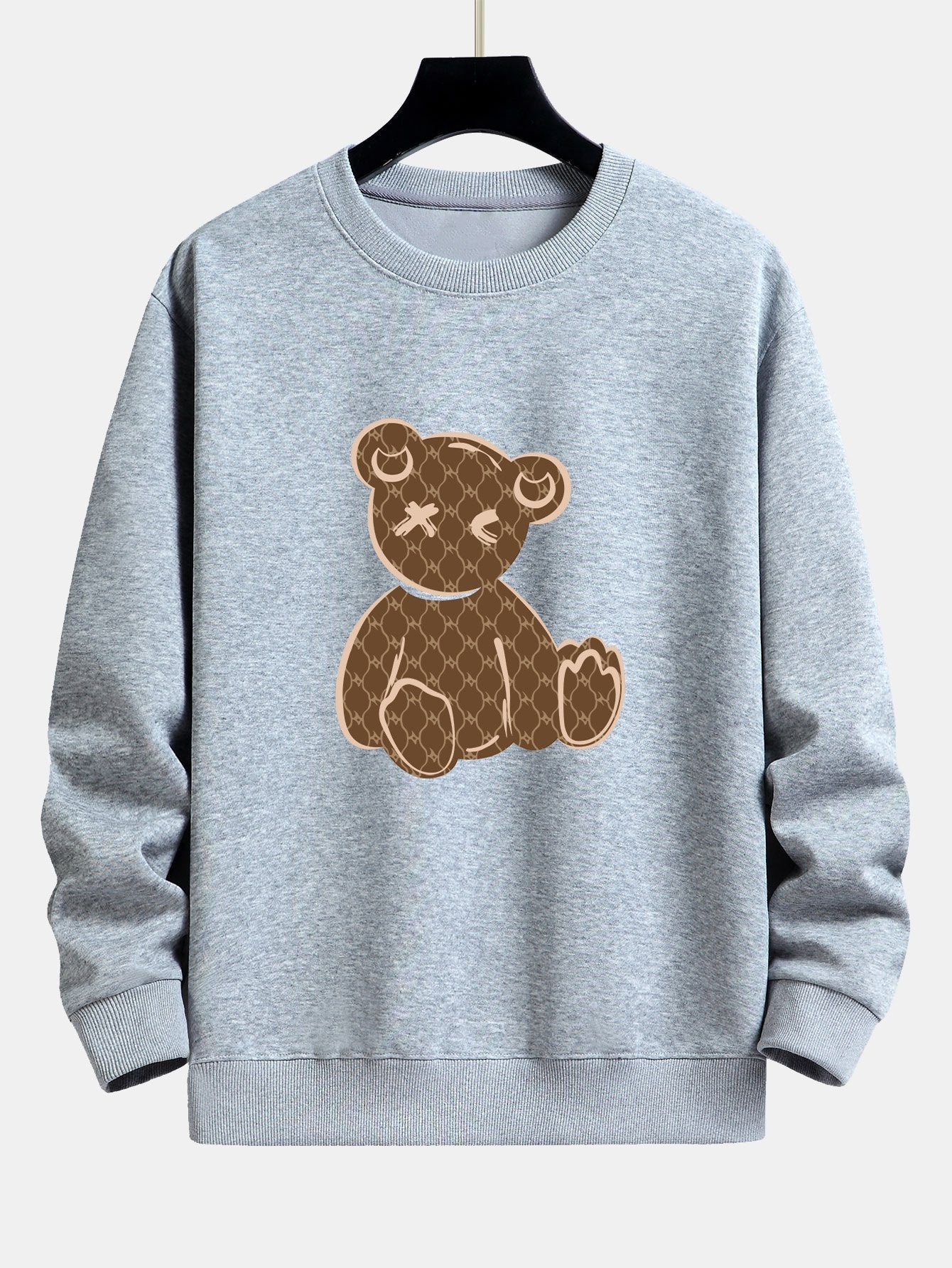 Bear Print Relax Fit Sweatshirt