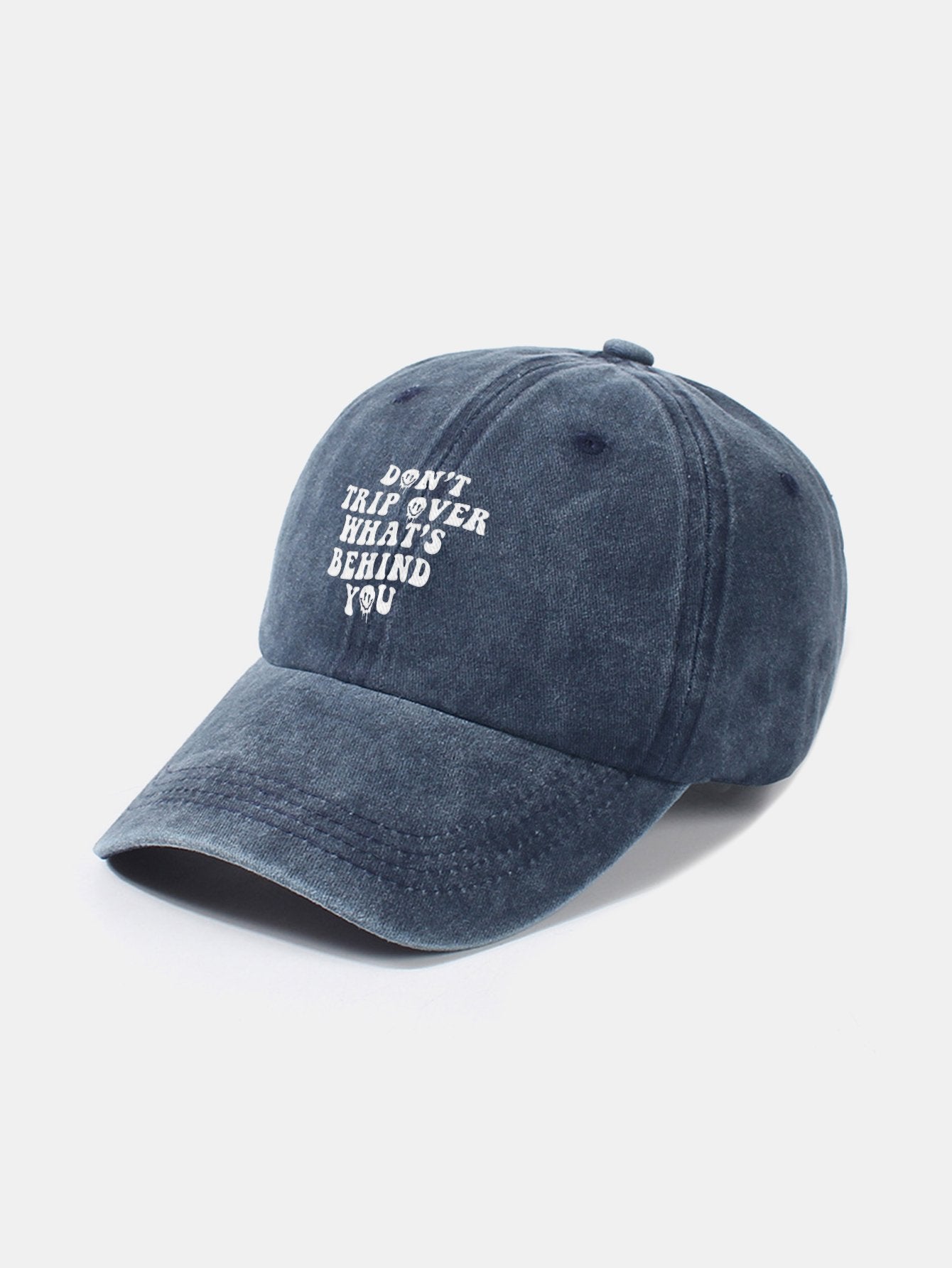 Personalized Slogan Classic Retro Washed Cotton Baseball Cap