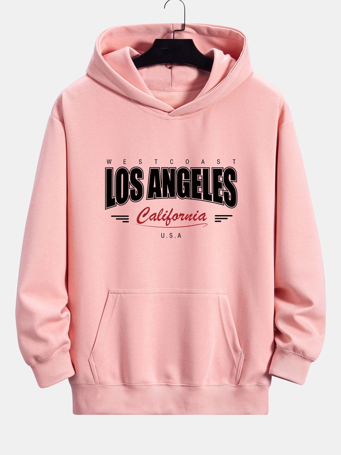 Los Angeles Print Relax Fit Hoodie