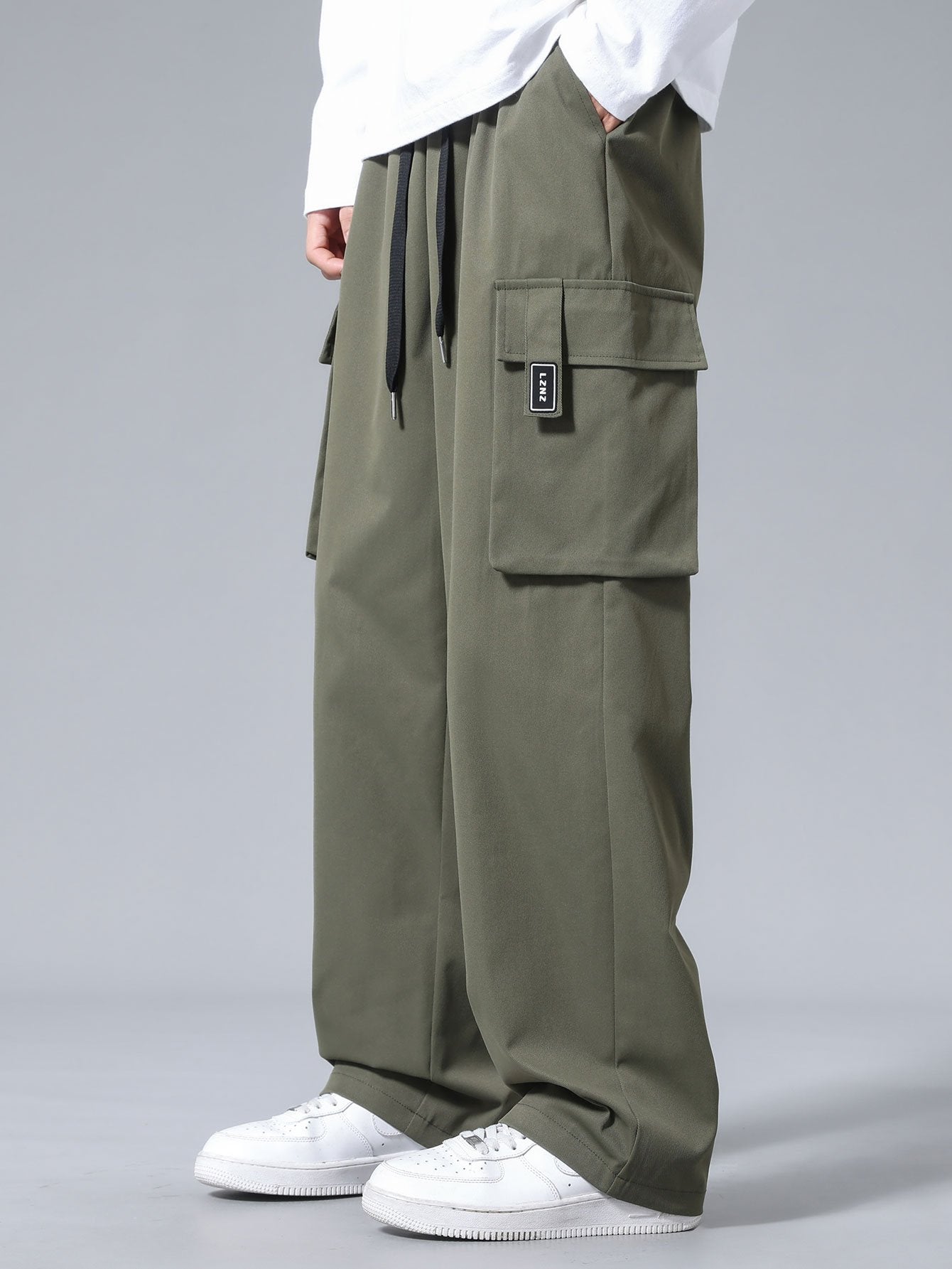 Drawstring Cargo Pants