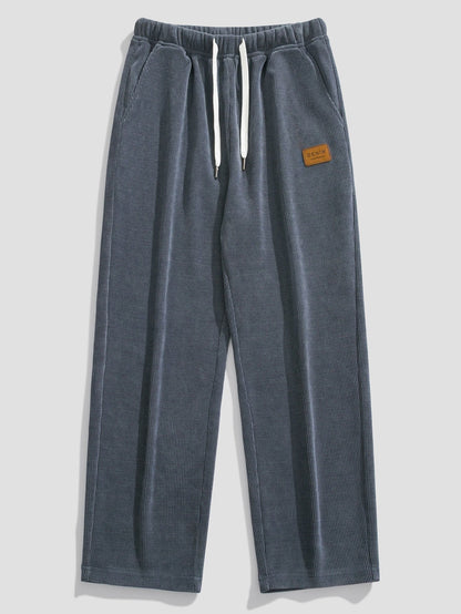 Straight Leg Corduroy Pants