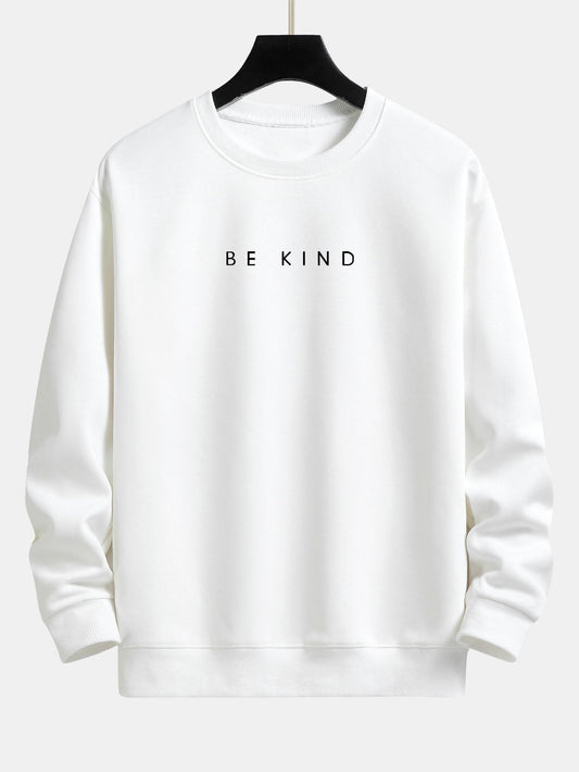 Be Kind Print Relax Fit Sweatshirt