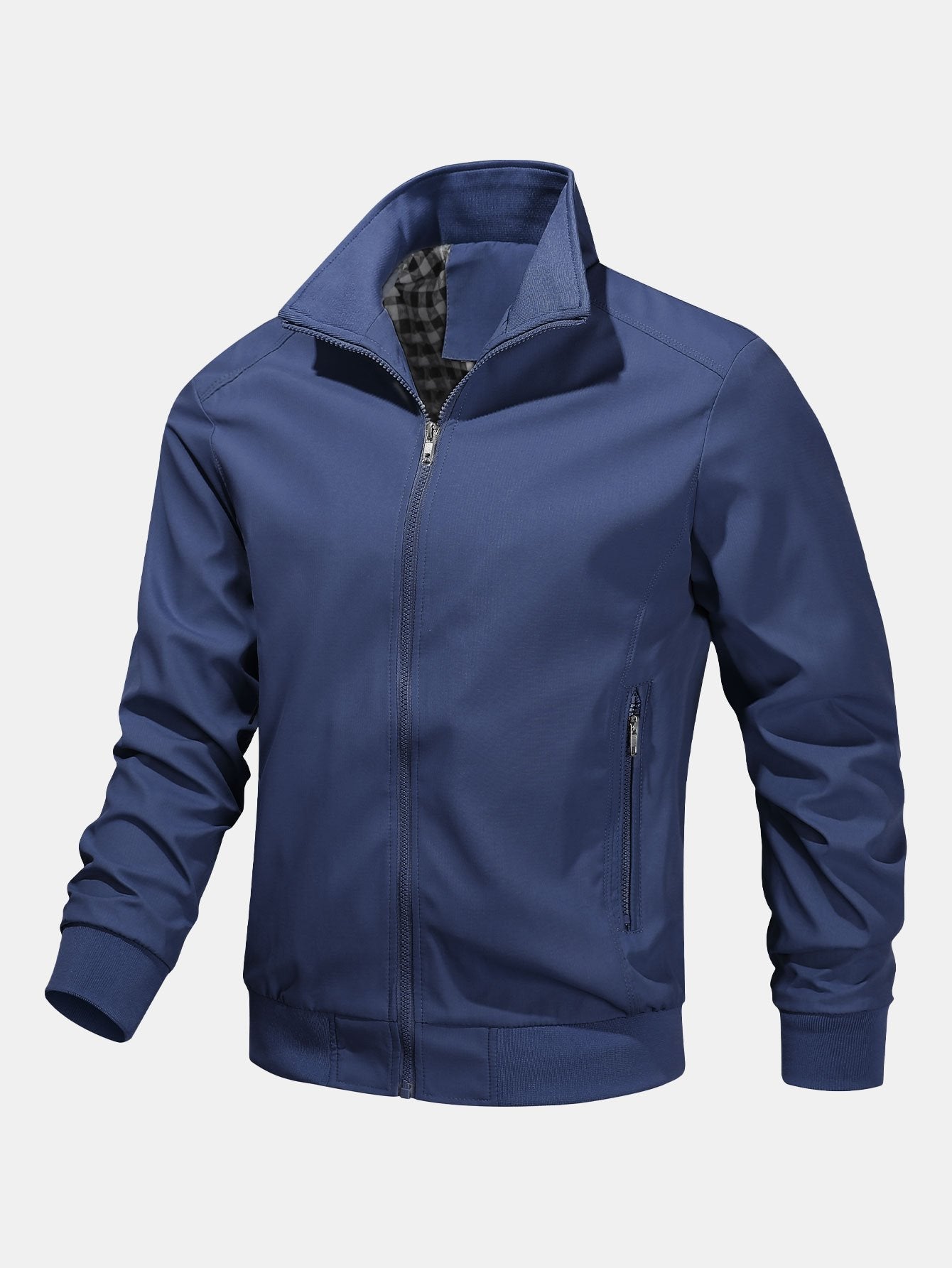 Zip Stand Collar Jacket