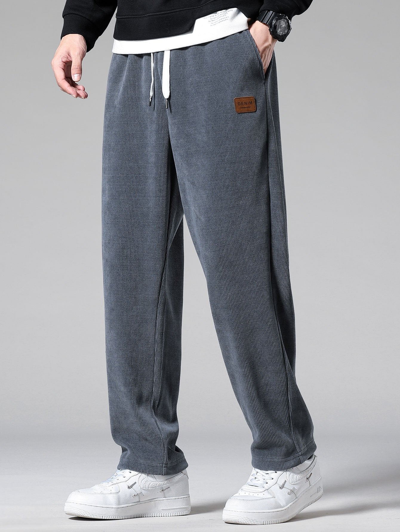 Straight Leg Corduroy Pants