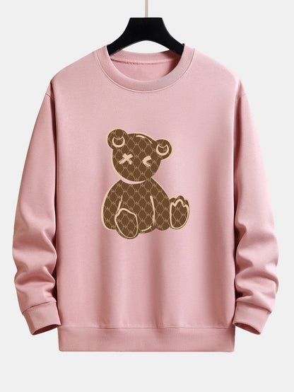 Bear Print Relax Fit Sweatshirt