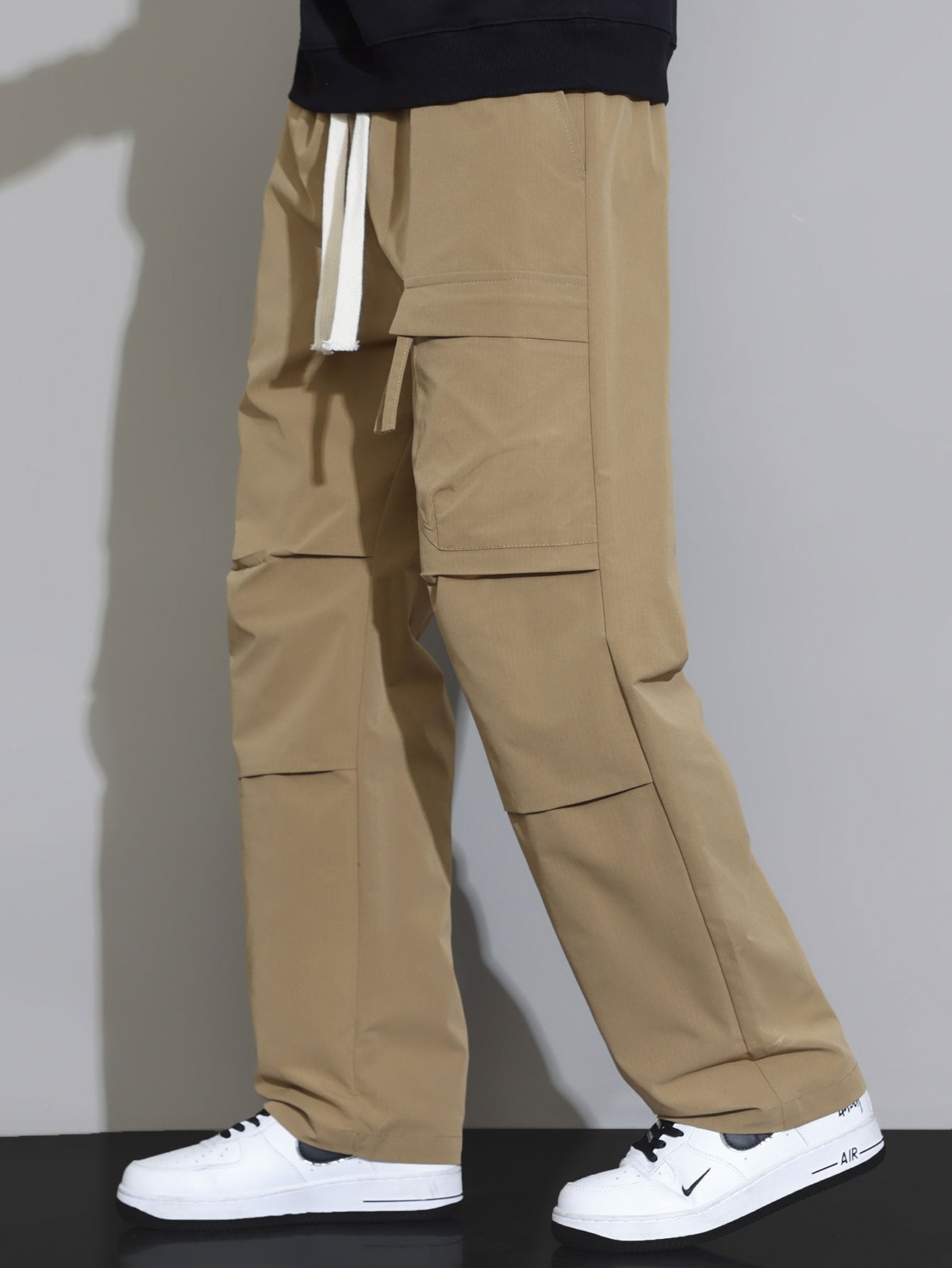 Straight Leg Drawstring Pants