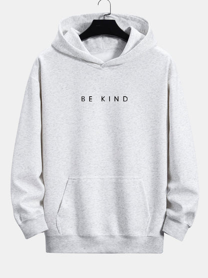 Be Kind Print Relax Fit Hoodie