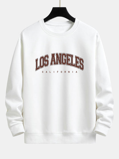 Los Angeles Print Relax Fit Sweatshirt