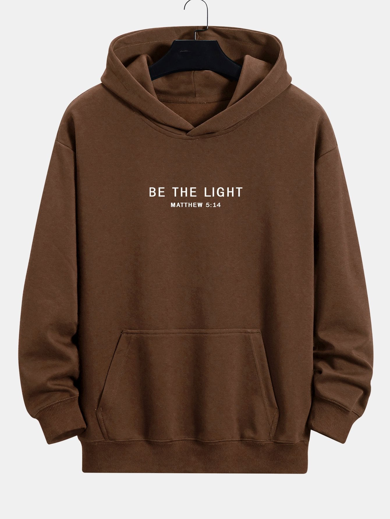 Be The Light Print Relax Fit Hoodie