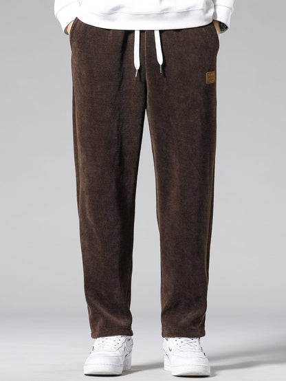 Straight Leg Corduroy Pants