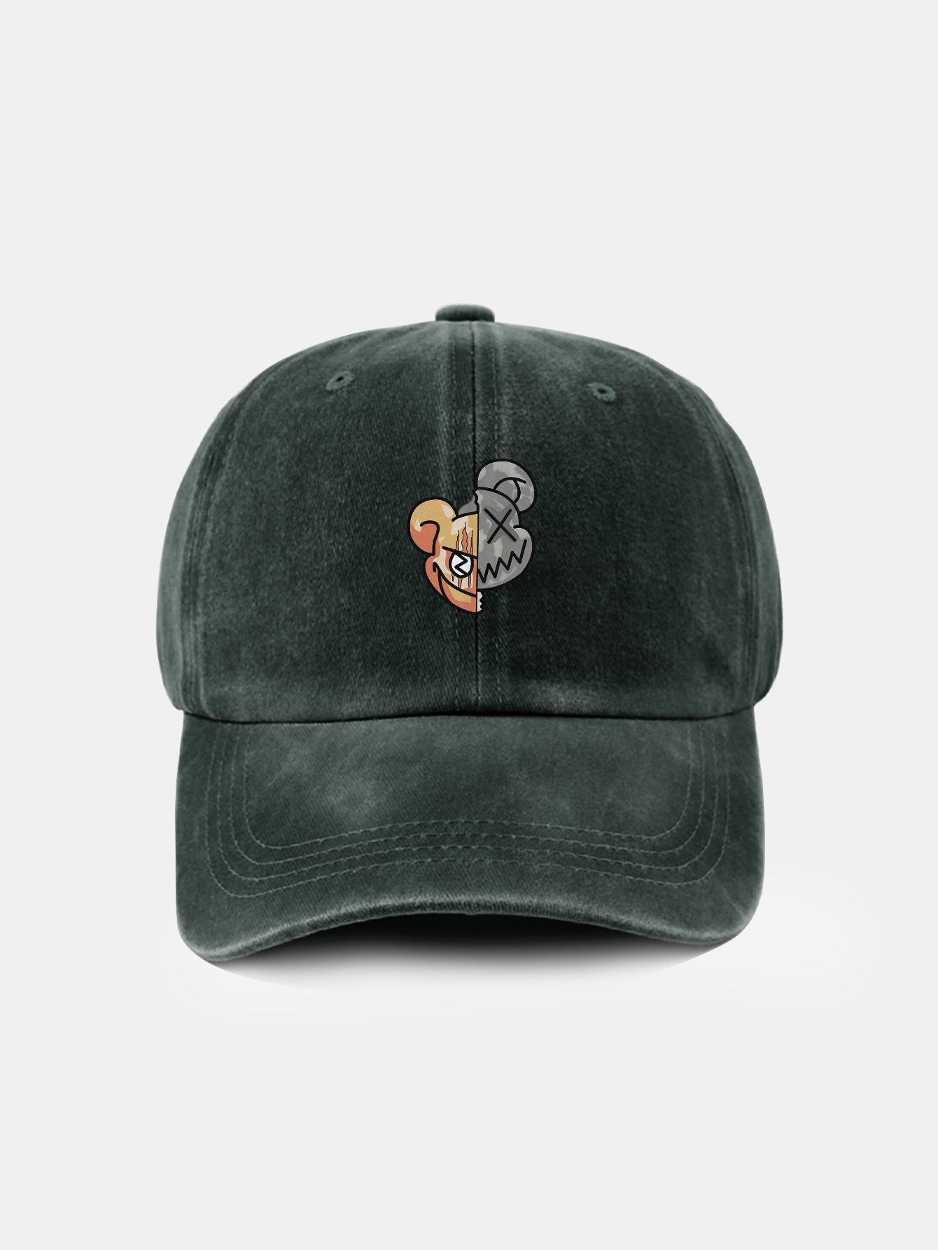 Bear Cartoon Pattern Casual Style Baseball Cap