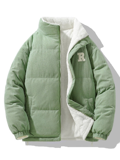 Reversible Teddy Fleece Corduroy Coat