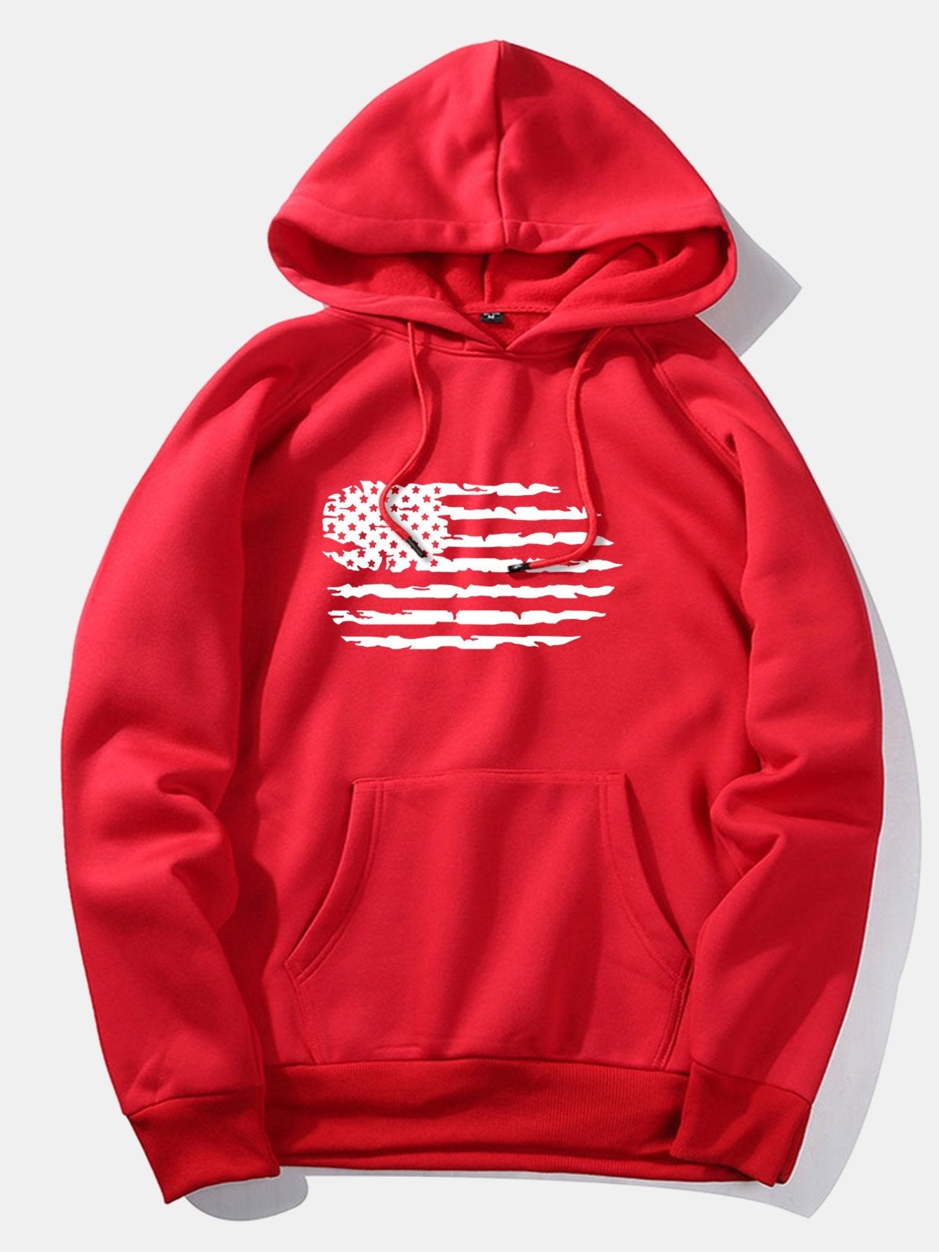 American Flag Print Hoodie