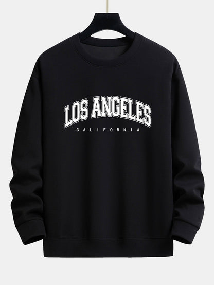 Los Angeles Print Relax Fit Sweatshirt