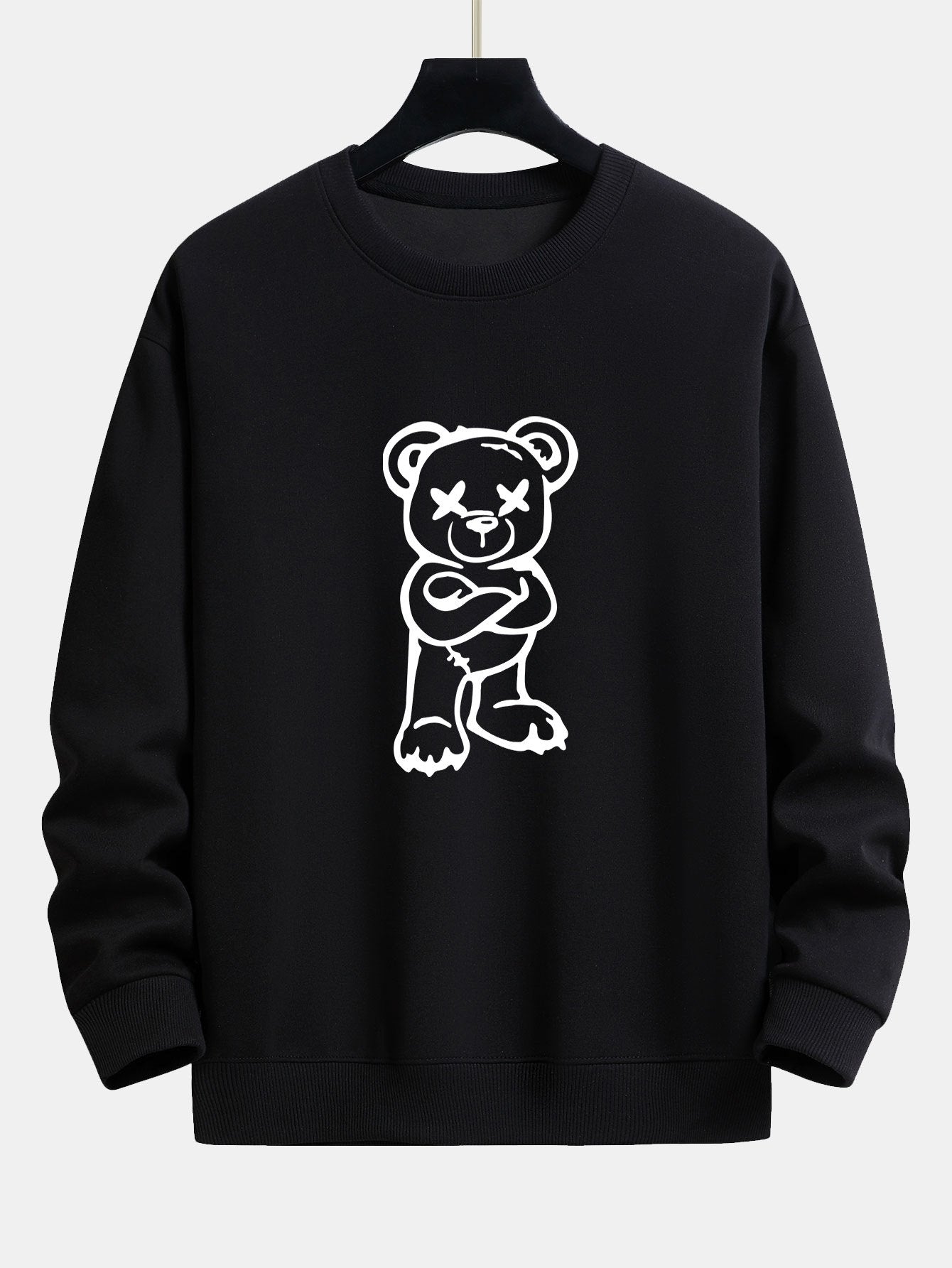 Bear Print Relax Fit Sweatshirt