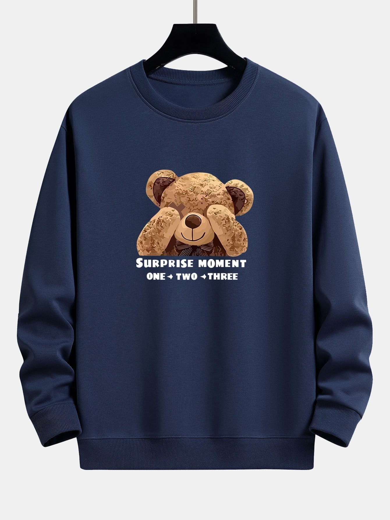 Slogan Bear Slogan Print Relax Fit Sweatshirt