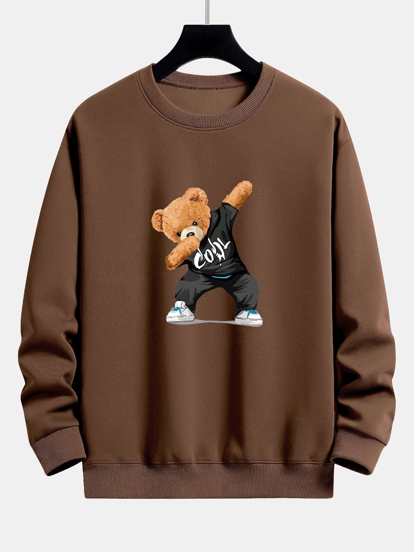 Cool Bear Print Relax Fit Sweatshirt