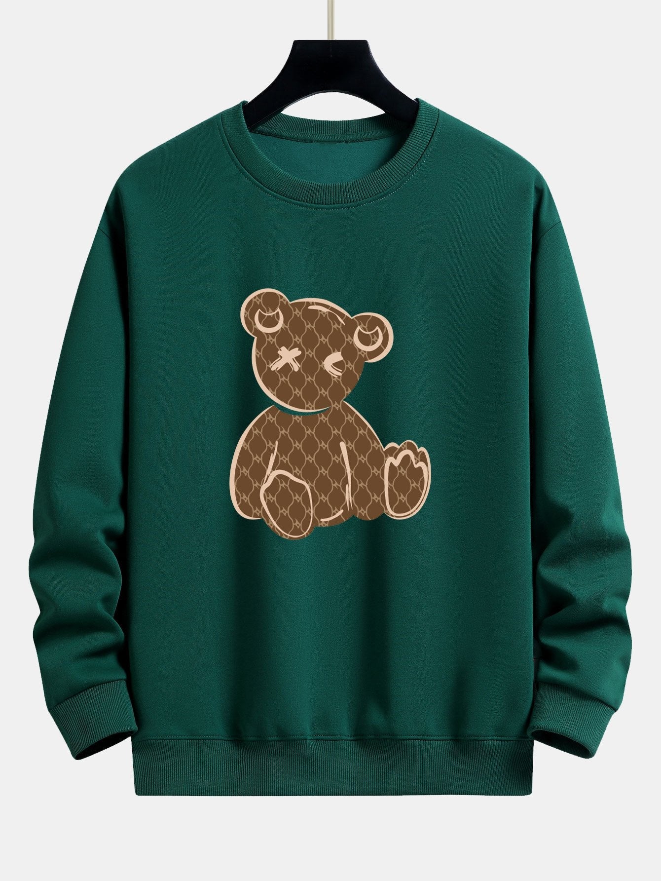 Bear Print Relax Fit Sweatshirt