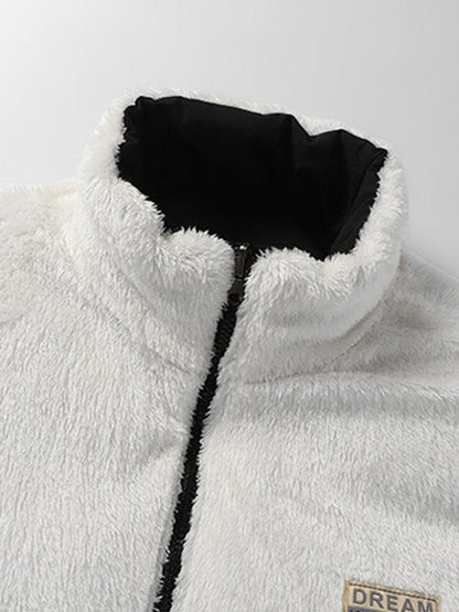 Reversible Teddy Fleece Coat